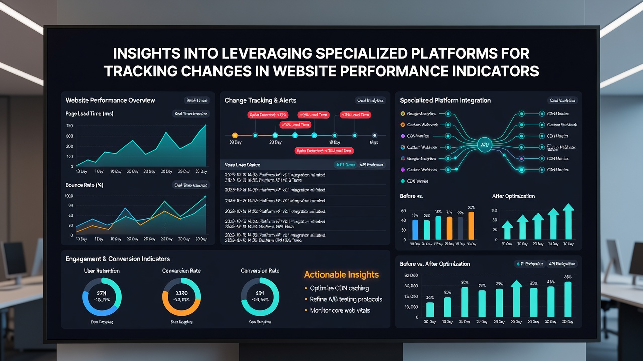 Analytics interface showing side-by-side comparison of website metrics from 2024 and 2026